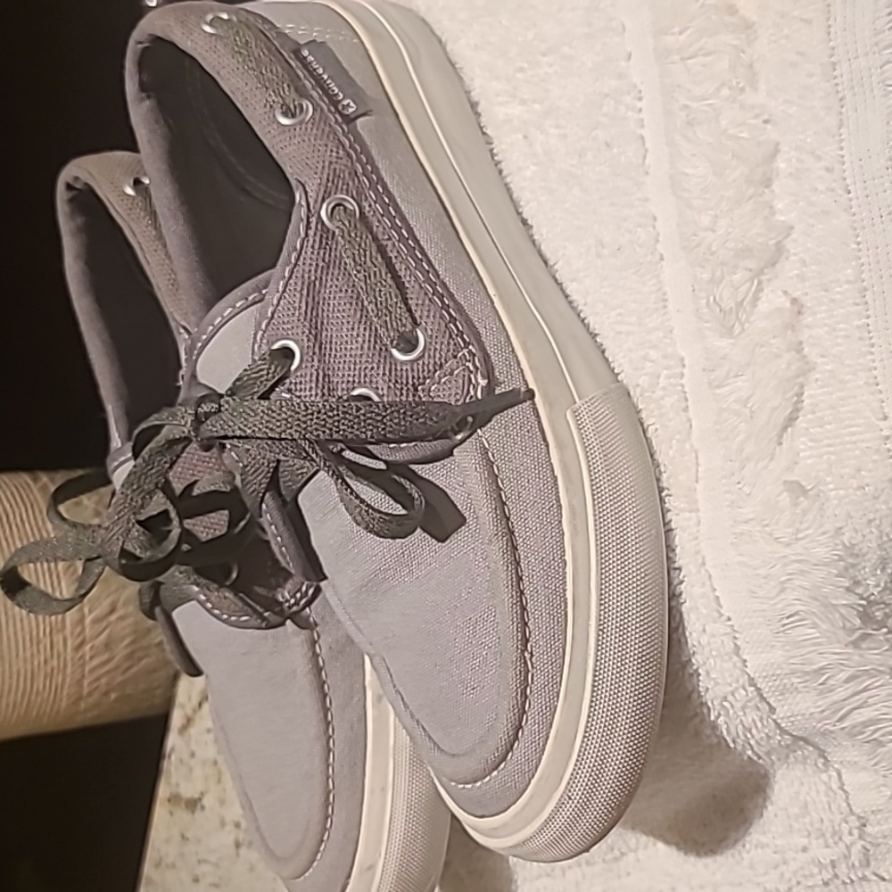 Converse Women’s Grey Canvas Boat Sneaker